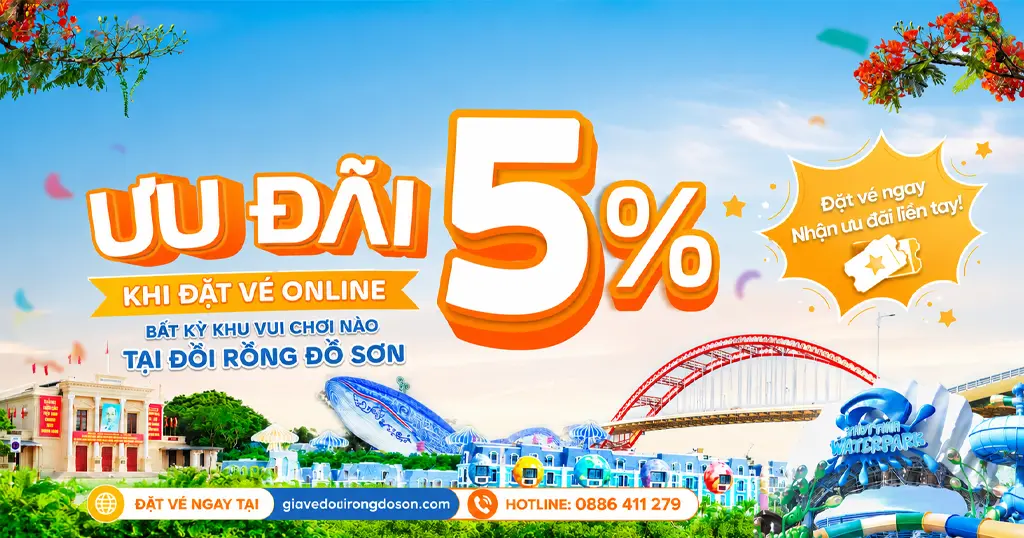 Khuyến Mại Mùa Hè 2026: Đặt Vé Online Đồi Rồng Giảm 5%